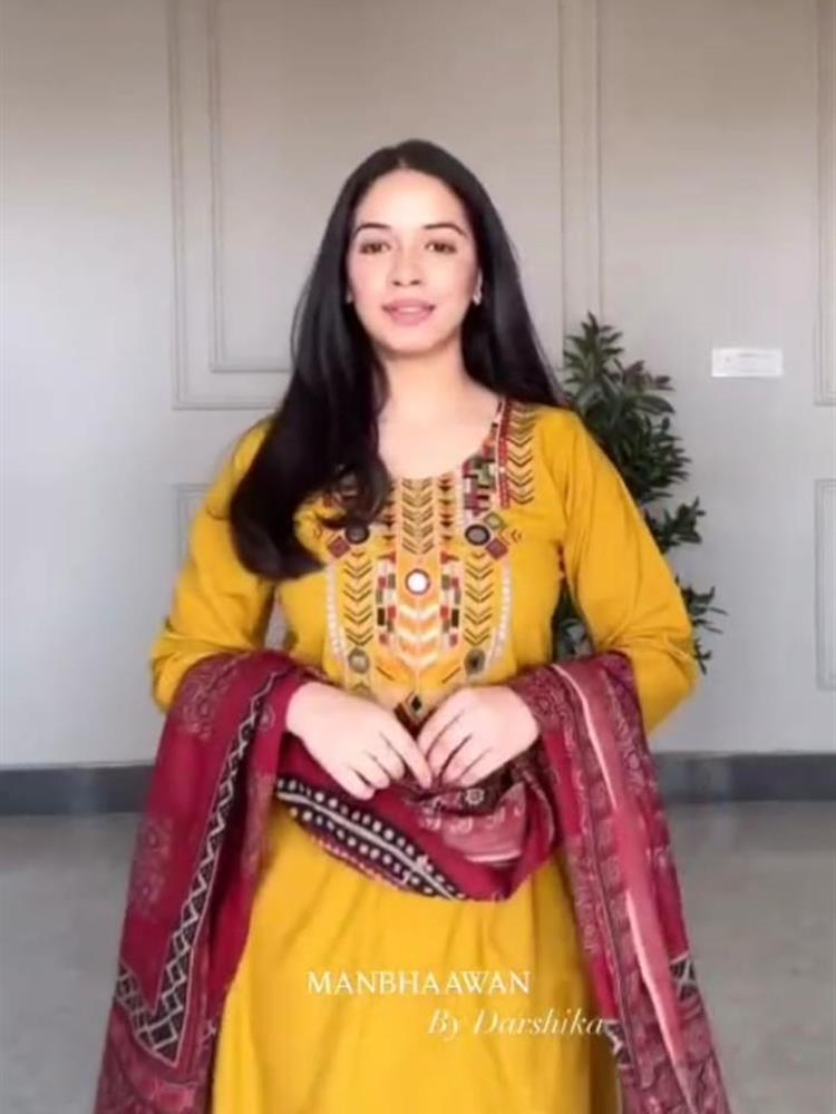 Cotton kurti pant dupatta set