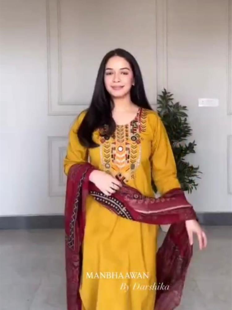 Cotton kurti pant dupatta set