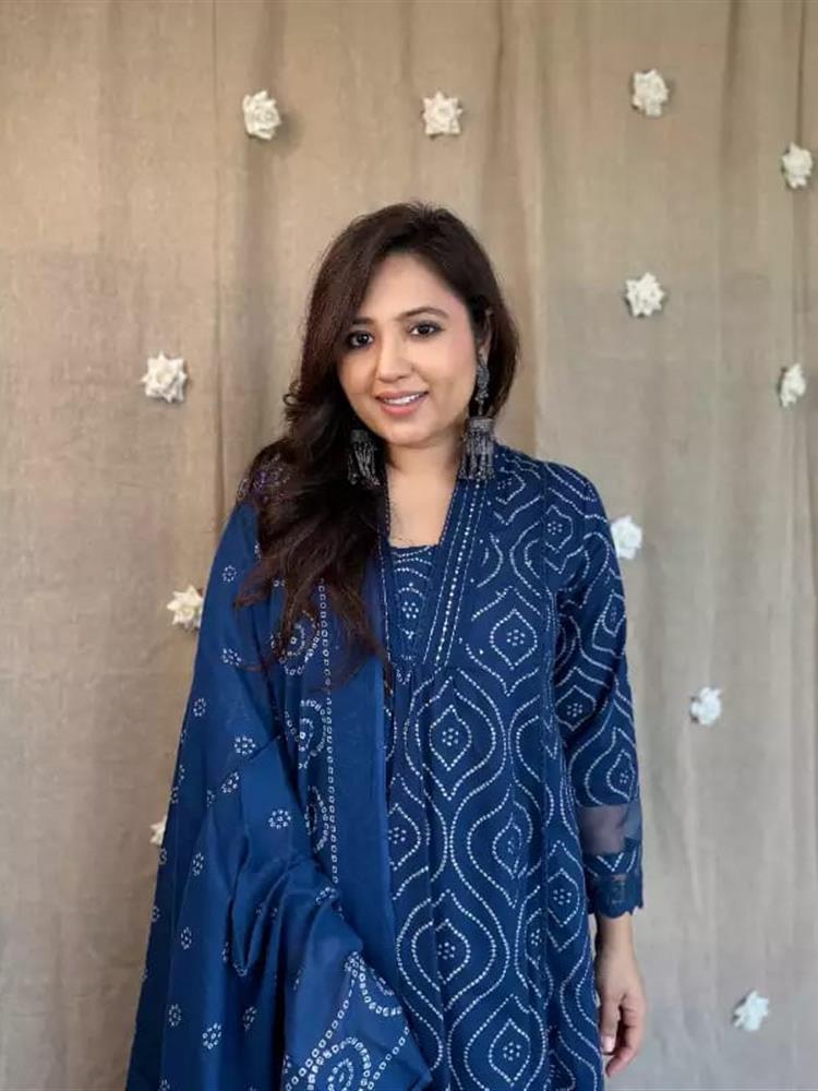 Cotton kurti pant dupatta set