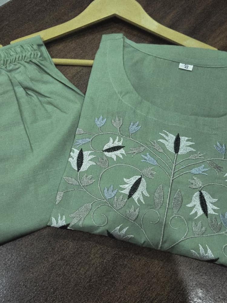 Cotton Kurti with  Pallazo 