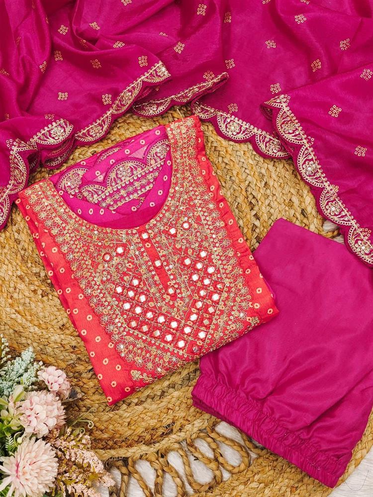 Beautiful Chinnon Festive 3 Piece Shuit 