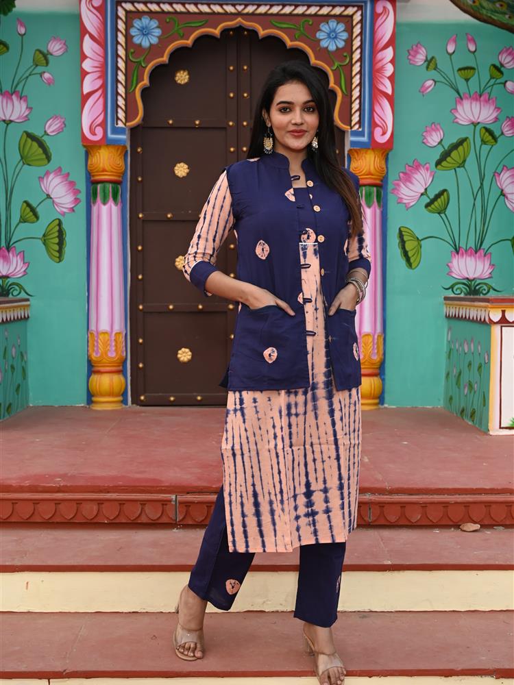 Pure Cotton Kurti with Jacket 