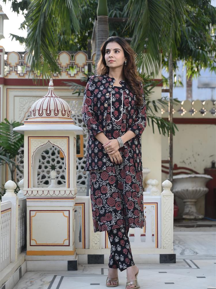 Pure Cotton Kurti with Jacket 