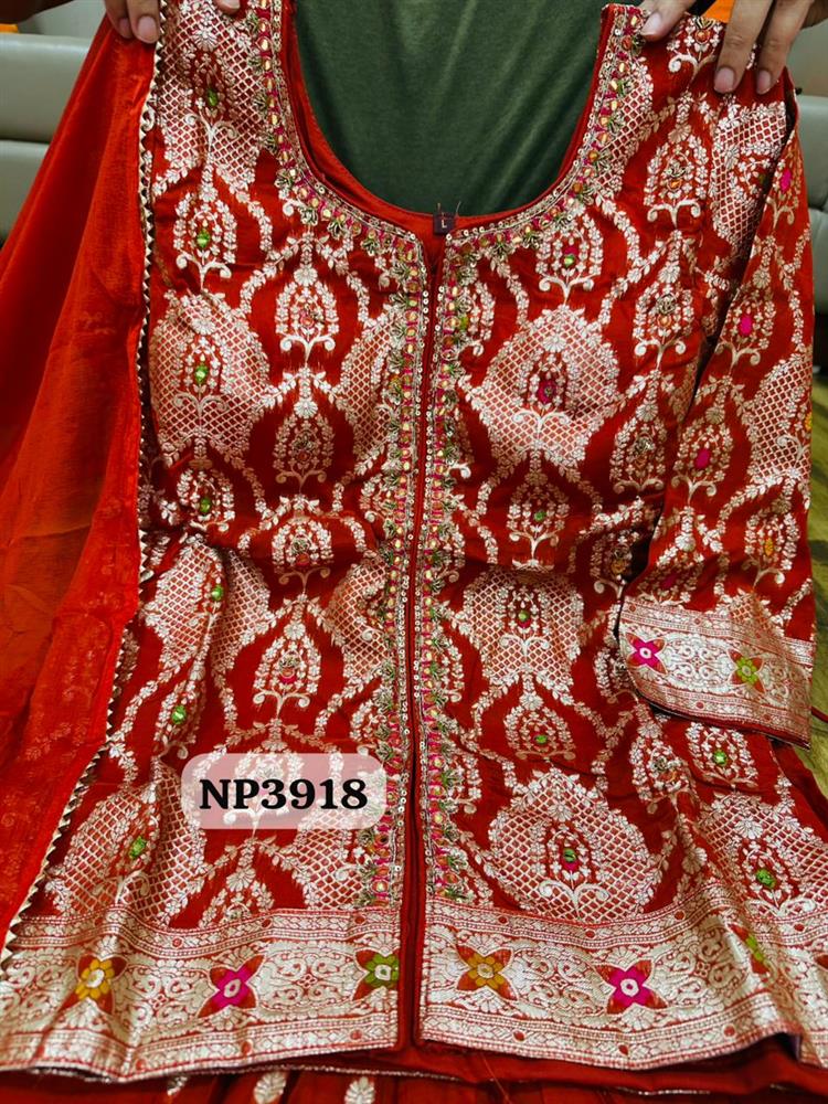 Premium Organza Pallazo Set