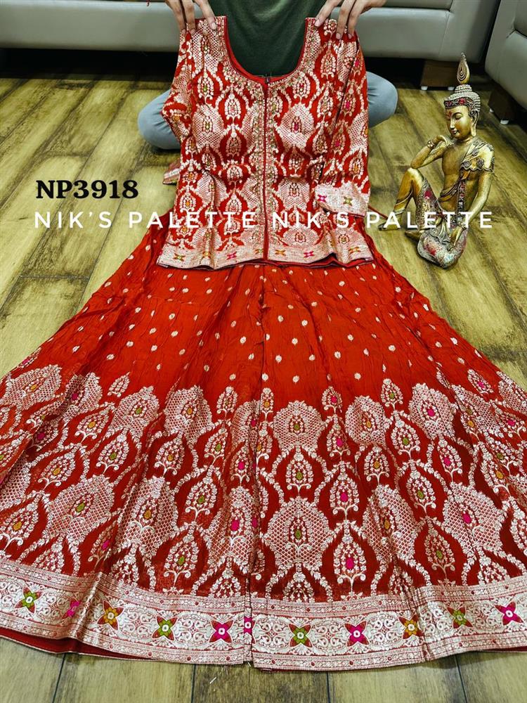 Premium Organza Pallazo Set