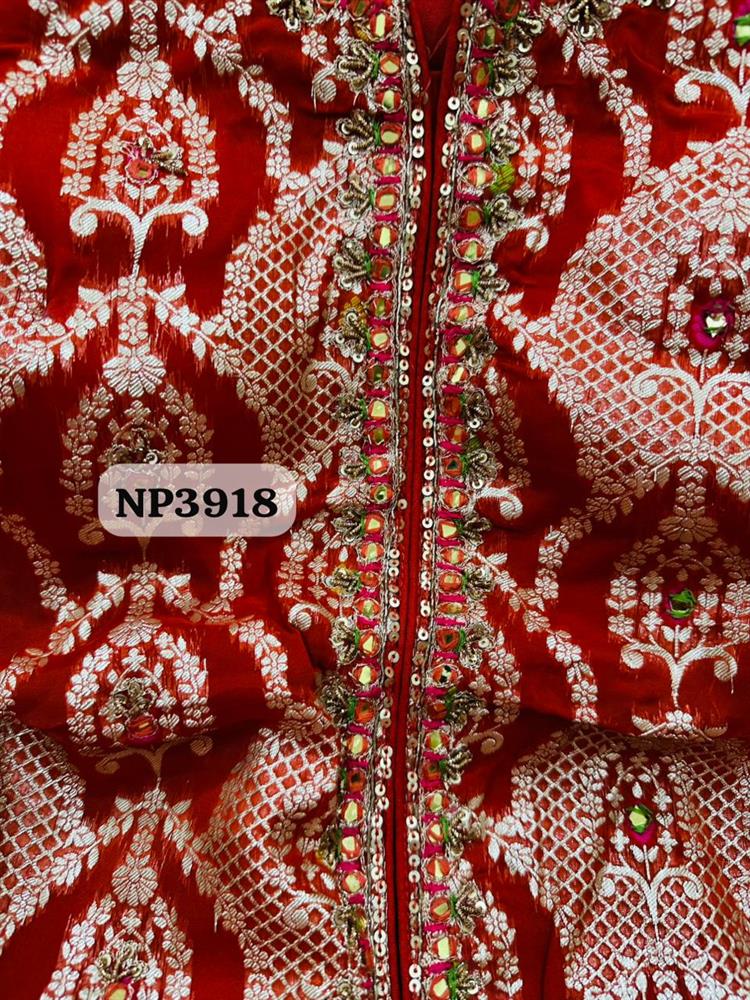 Premium Organza Pallazo Set