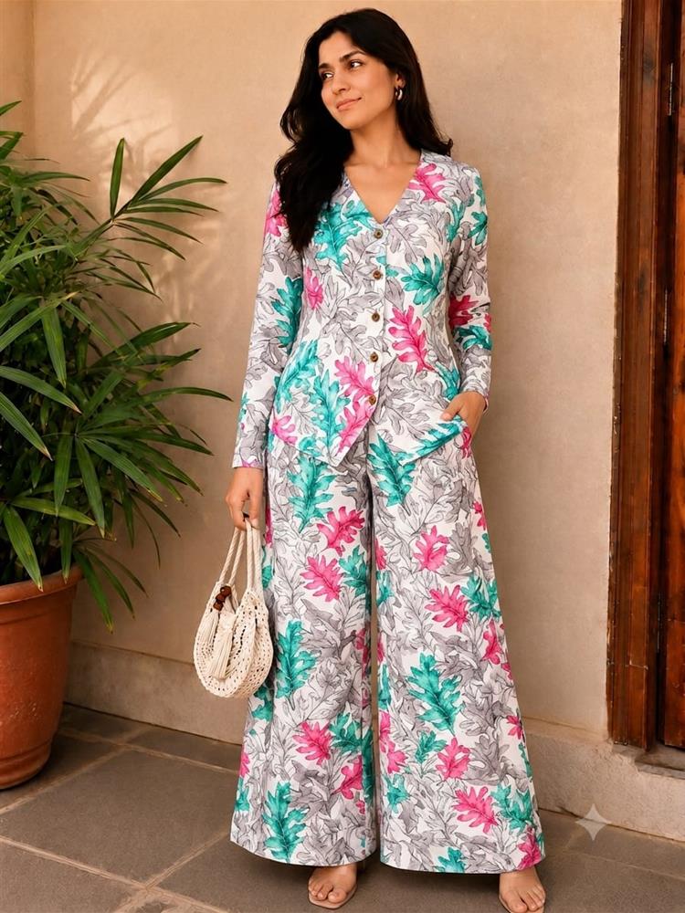 New pure cotton Printed Women's Summer collection