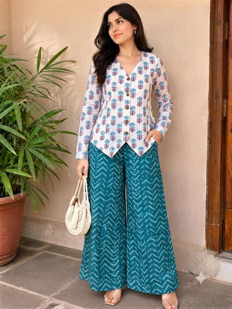 New pure cotton Printed Women's Summer collection