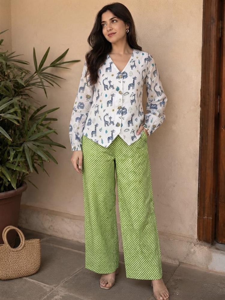 New pure cotton Printed Women's Summer collection