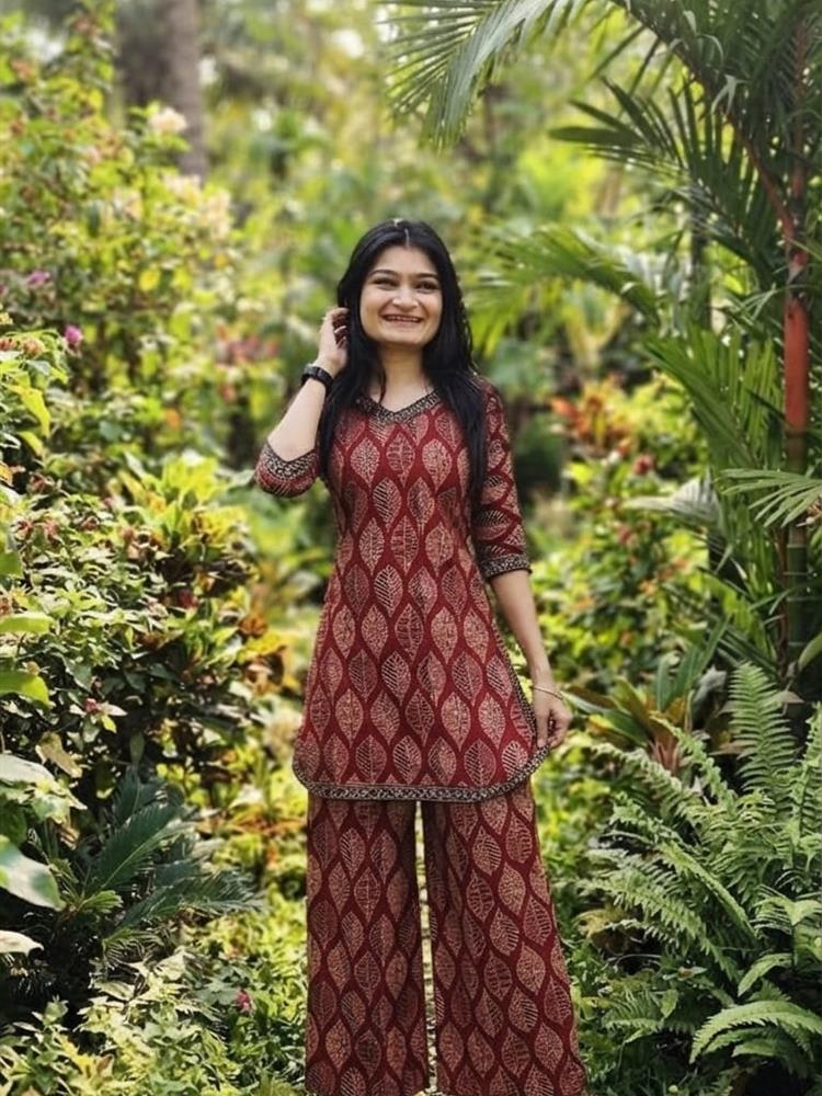 Ajrakh Print Coordset 
