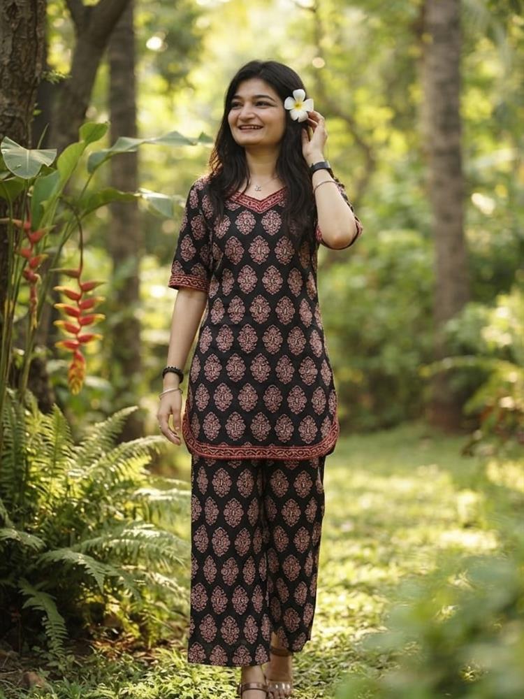 Ajrakh Print Coordset 