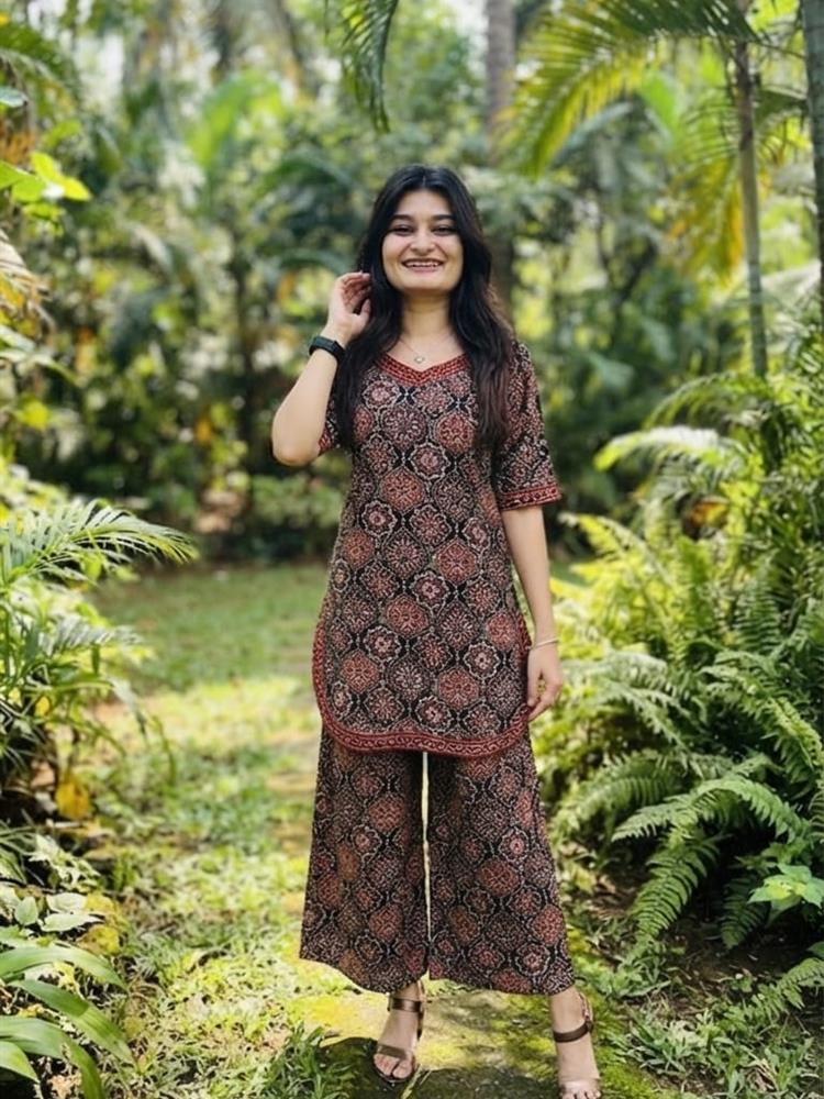 Ajrakh Print Coordset 