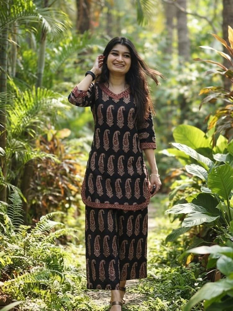 Ajrakh Print Coordset 