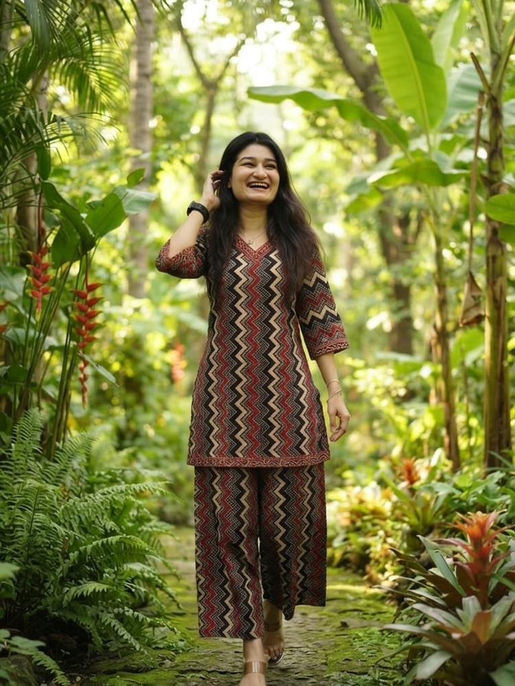 Ajrakh Print Coordset 