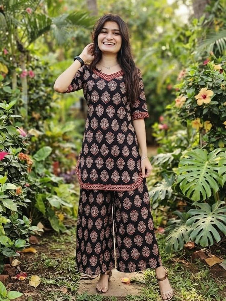 Ajrakh Print Coordset 