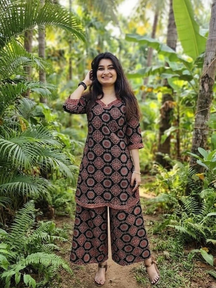 Ajrakh Print Coordset 