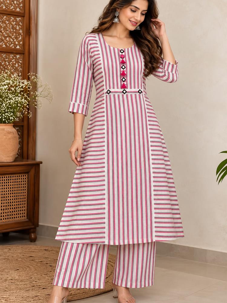 Aline Designer Kurti with Pallazo 
