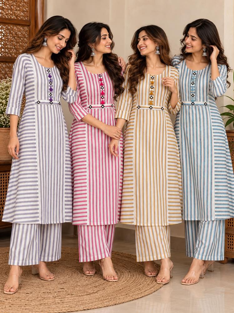 Aline Designer Kurti with Pallazo 