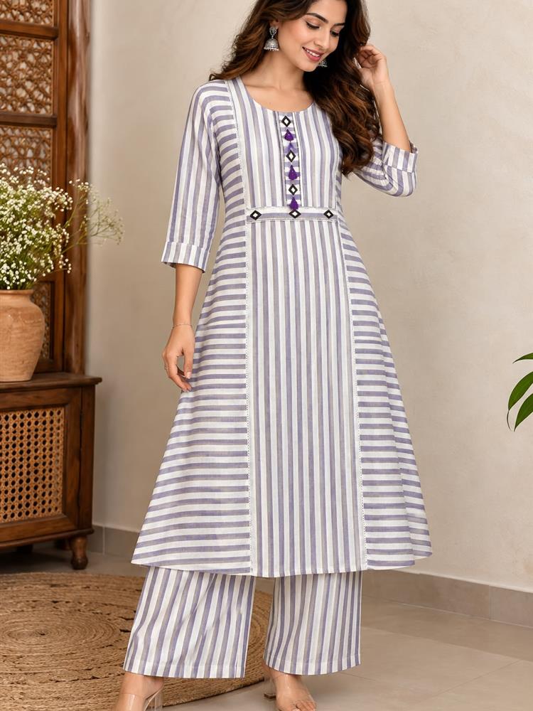 Aline Designer Kurti with Pallazo 