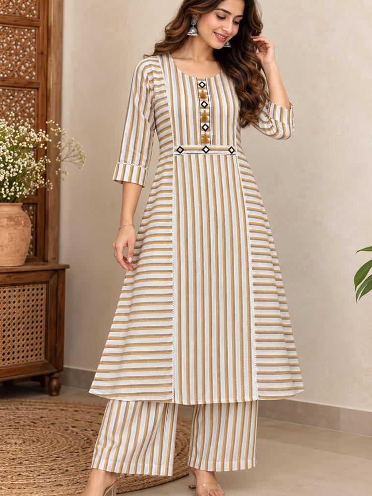 Aline Designer Kurti with Pallazo 
