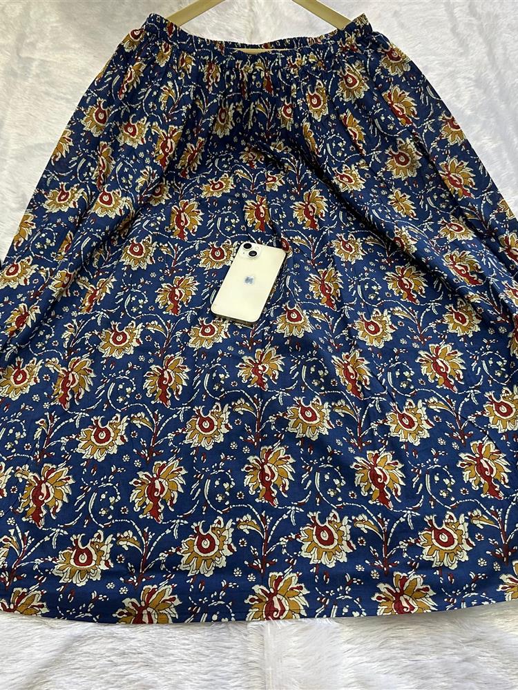 Premium Cotton Kurta with Skirt with Malmal Dupatta 