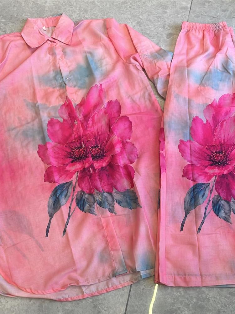 Digital Printed Long Coordset