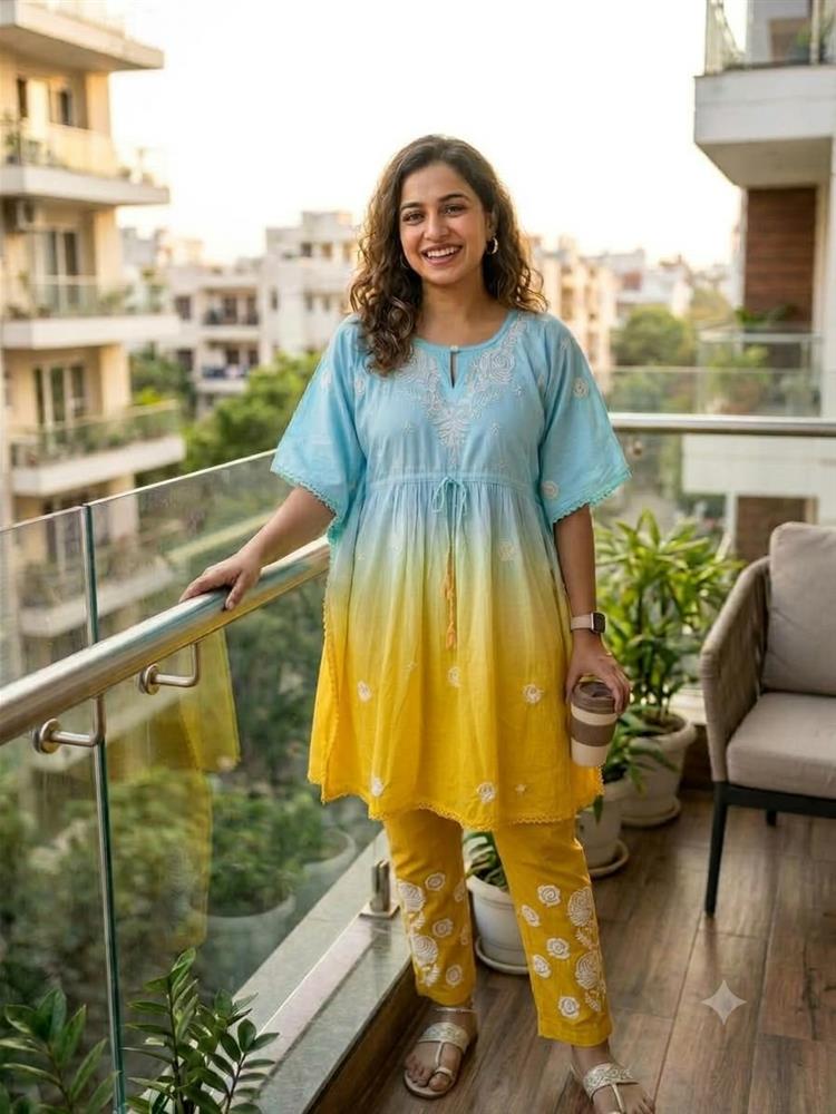Kaftan Crafted from high quality cotton fabric 
