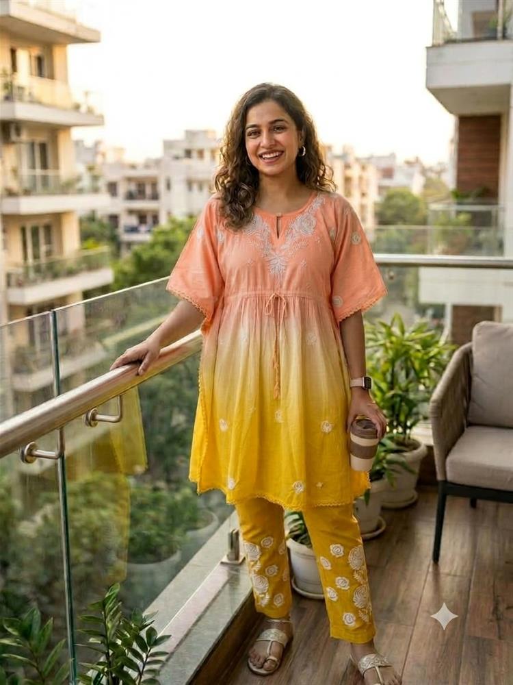 Kaftan Crafted from high quality cotton fabric 