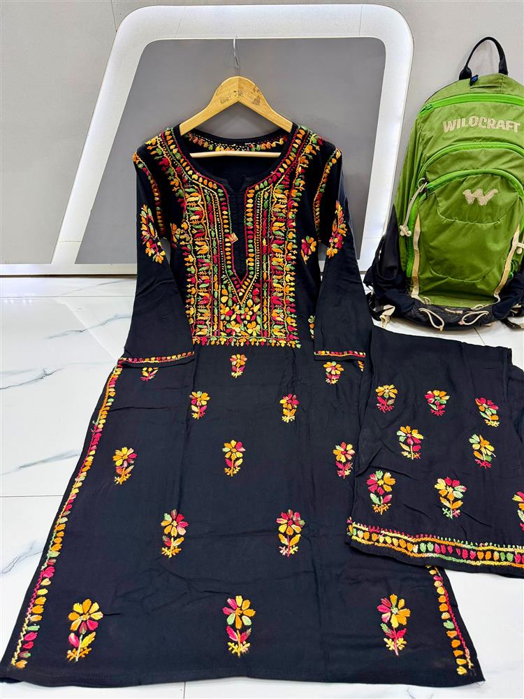 Chikankari high quality Rayon 