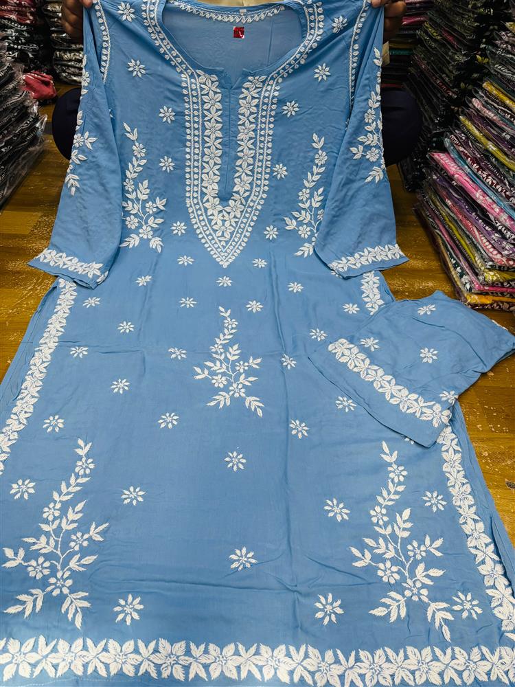 Modal Chikankari Set 