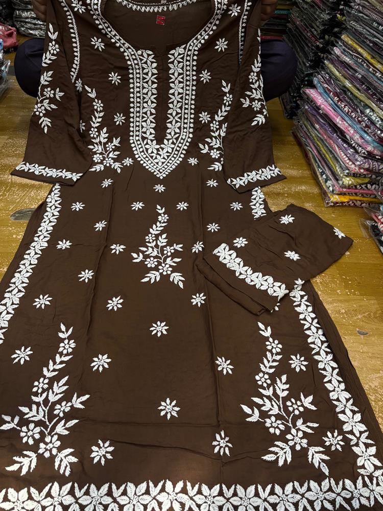 Modal Chikankari Set 