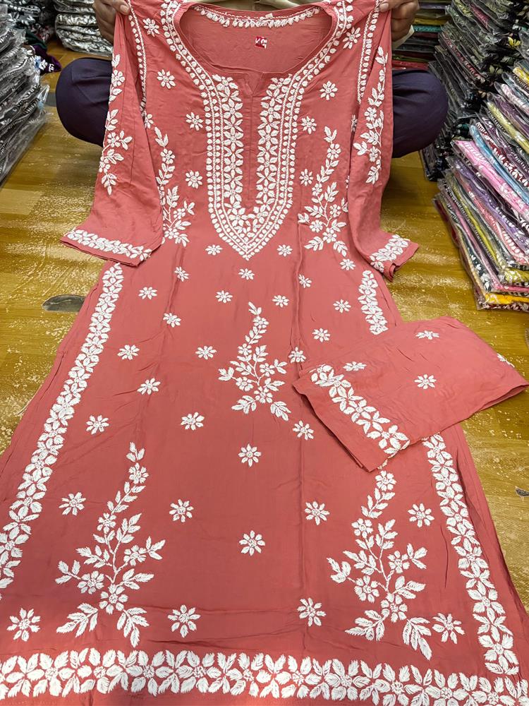 Modal Chikankari Set 