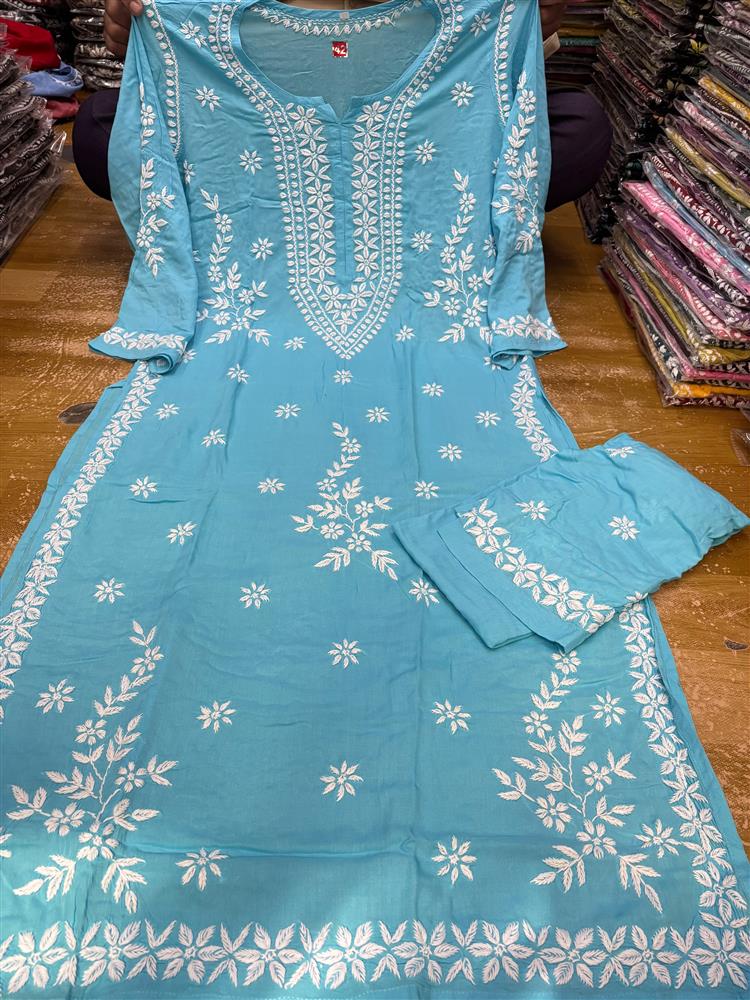 Modal Chikankari Set 