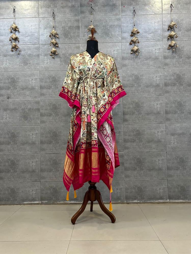 Gajji silk Kaftan