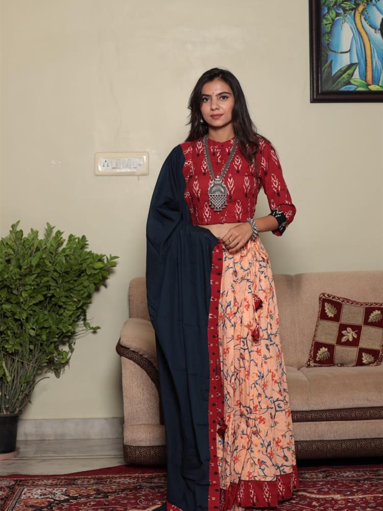 Bangru Print Lehngha