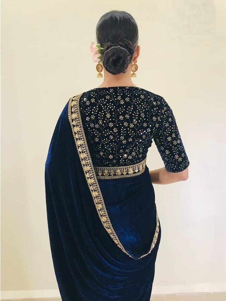 Valvet Party Saree