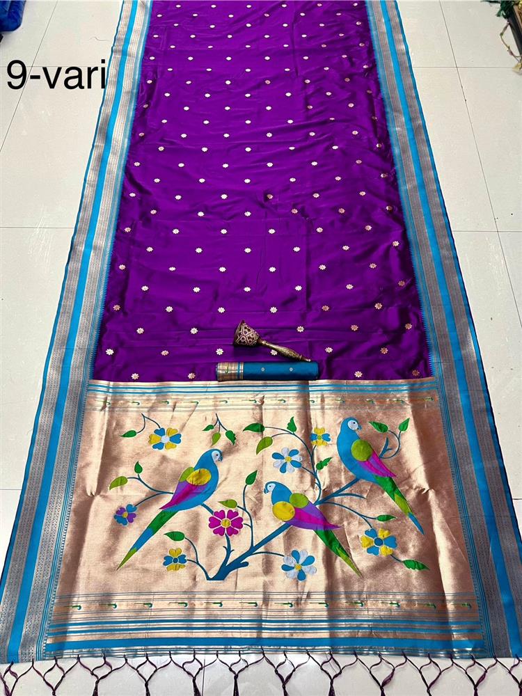 9 Yard Paithani Saree