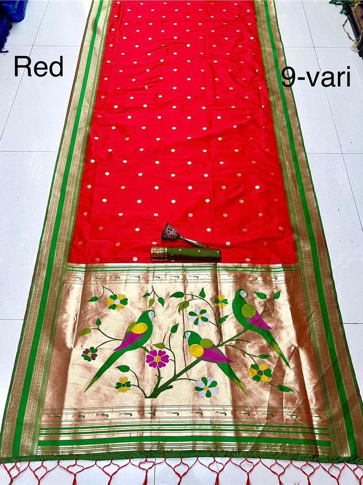 9 Yard Paithani Saree