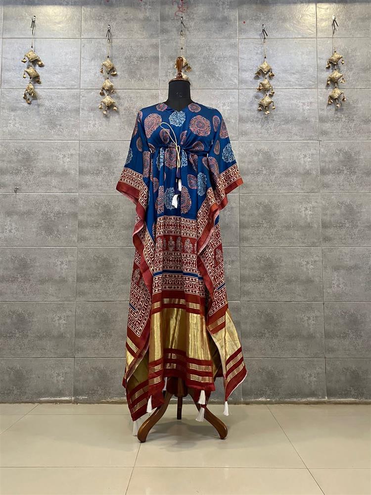 Gajji silk Kaftan