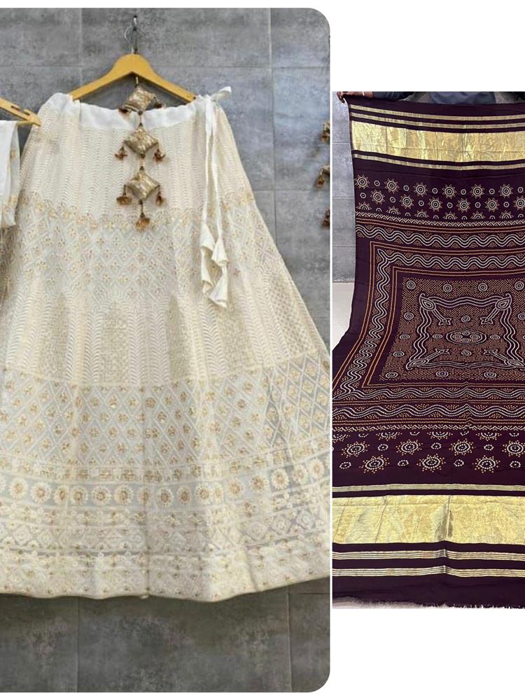 Chikankari Lehnga 