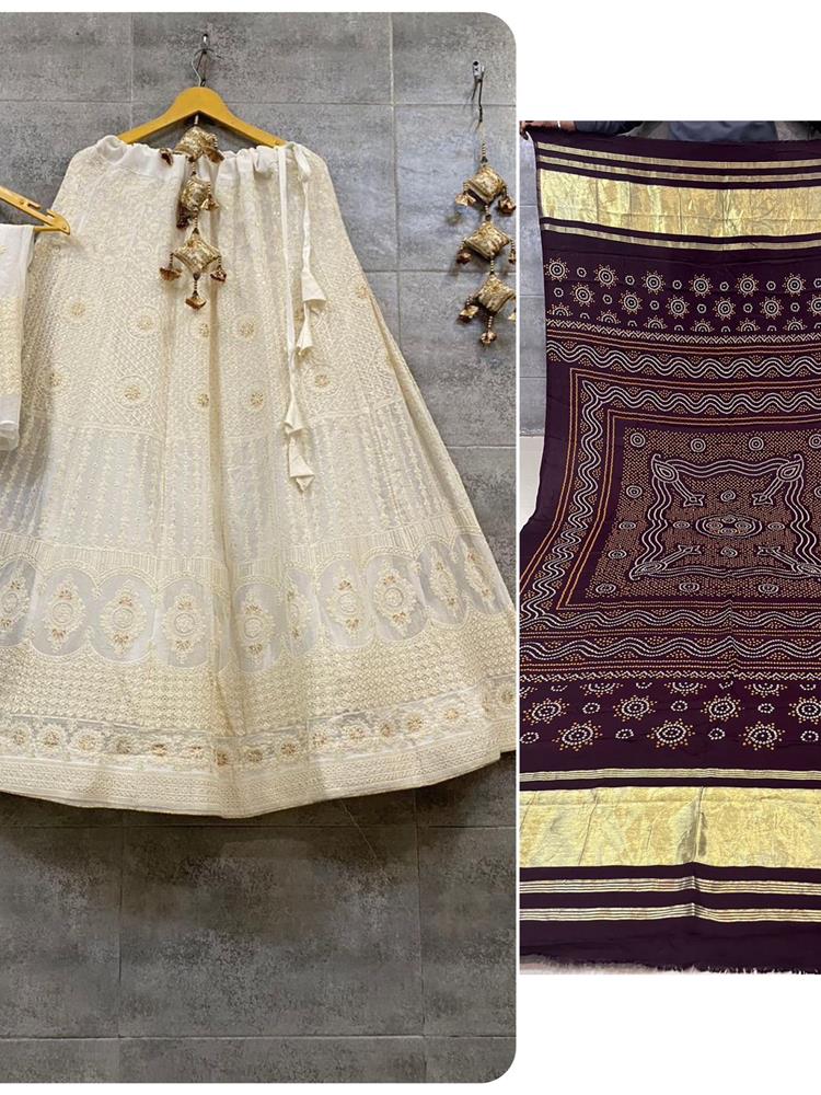 Chikankari Lehnga 