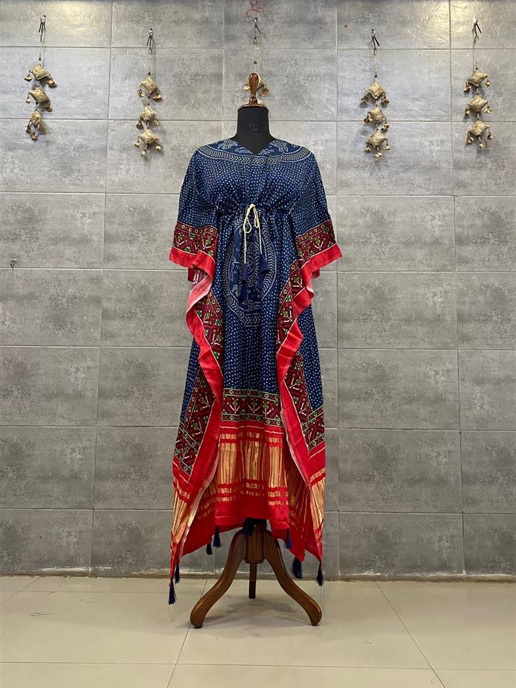 Gajji silk Kaftan