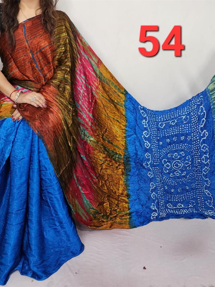 Modal Silk Lagdi Patta Saree