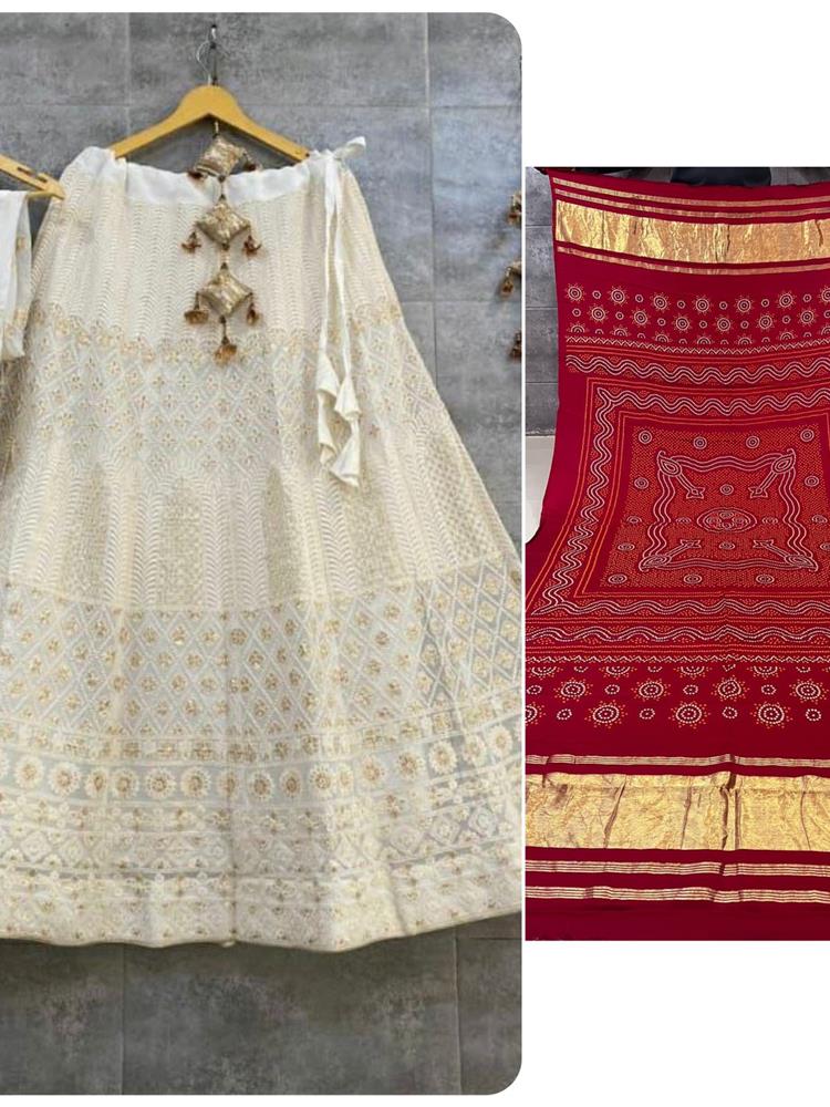 Chikankari Lehnga 