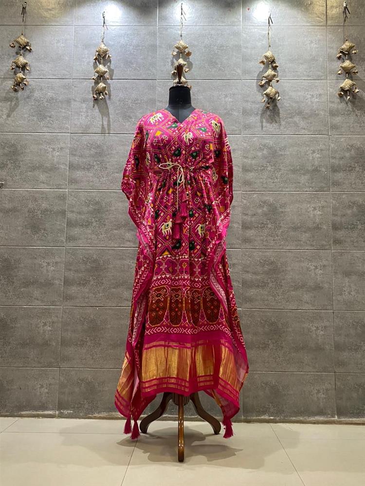 Gajji silk Kaftan