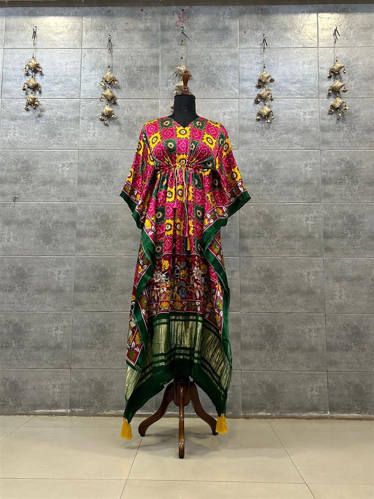 Gajji silk Kaftan