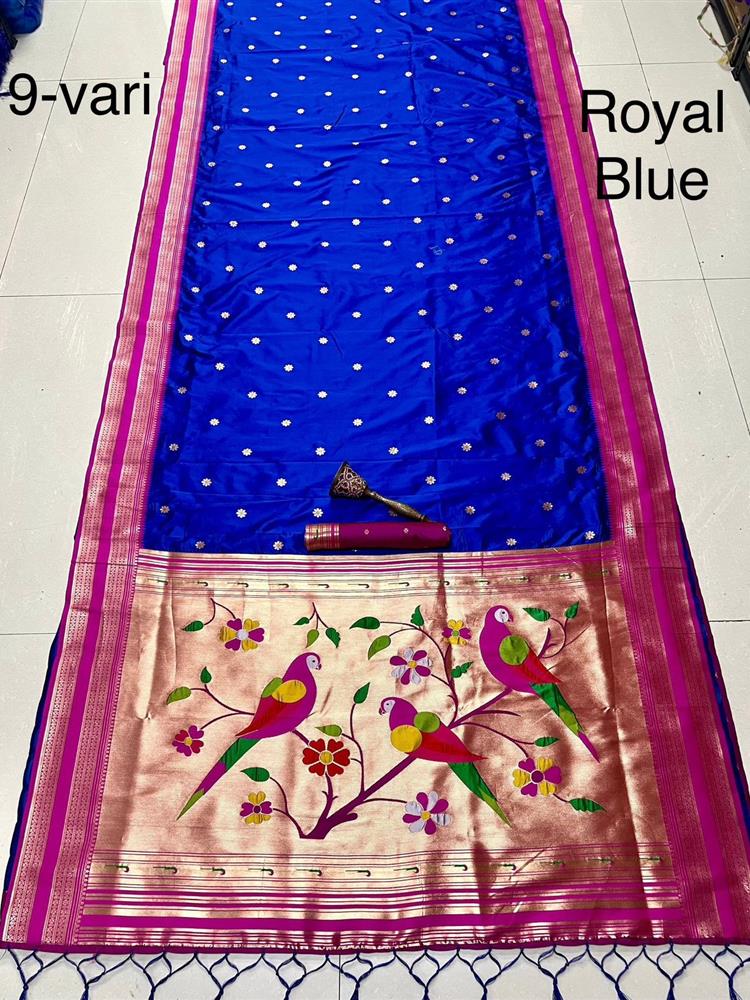 9 Yard Paithani Saree