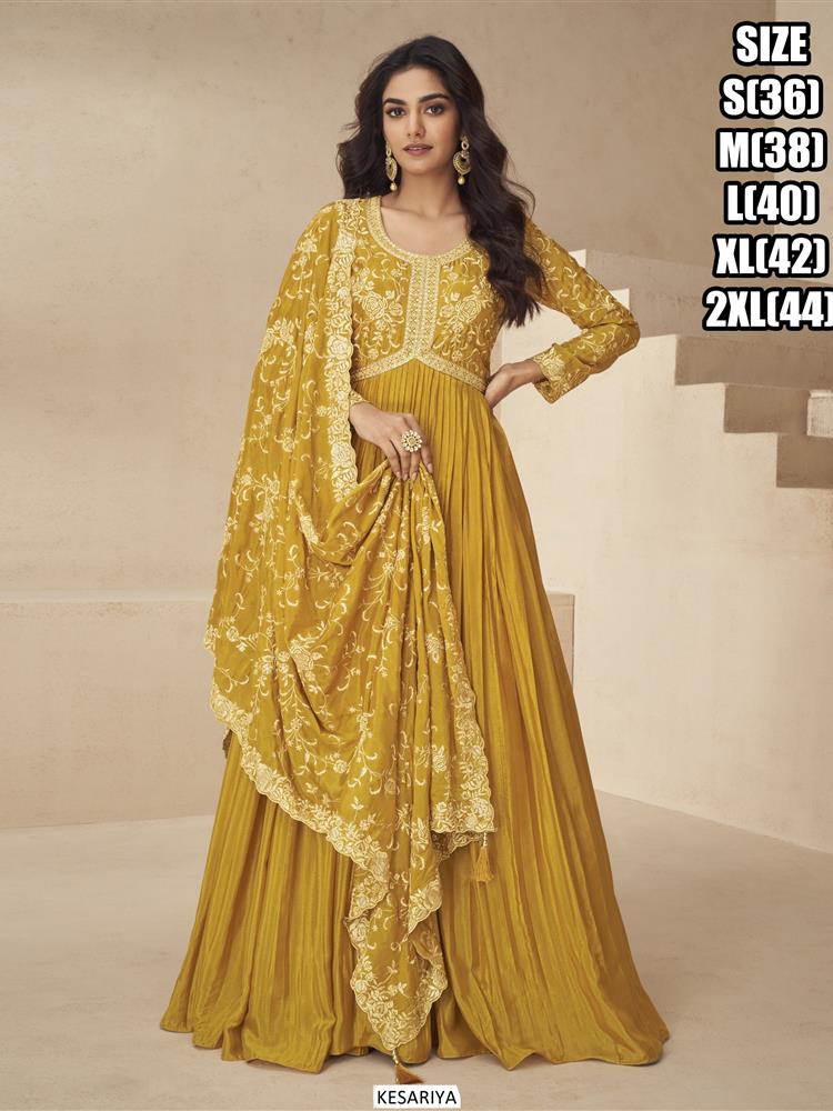 Floor Length Ethnic Gown 