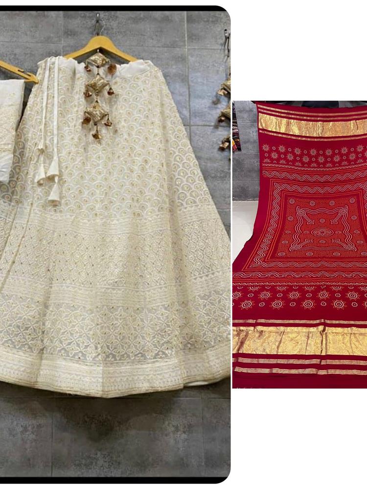 Chikankari Lehnga 