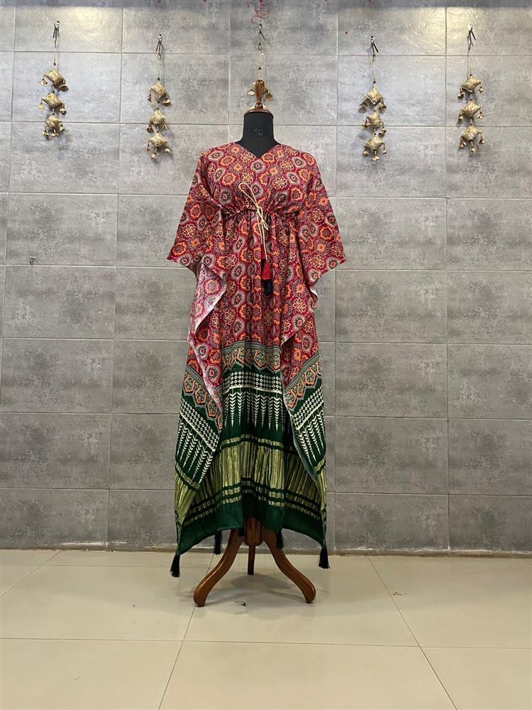 Gajji silk Kaftan